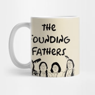 The Founding Fathers Cartoonized Mug